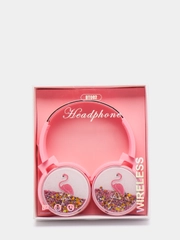 Беспроводные накладные наушники BT002 Дамбо/ Сезам/ Hello kitty/ фaламинго/ единорог