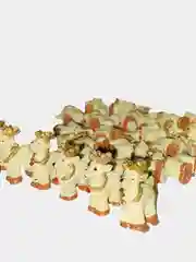 Белый набор новогодних фигурок, 24 штуки