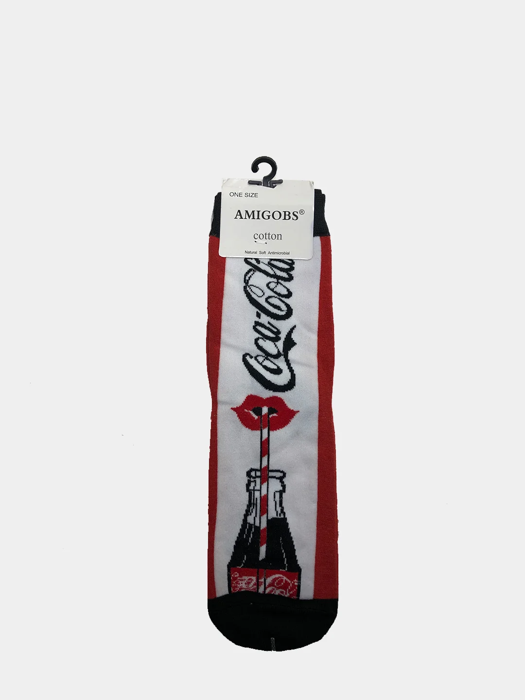 Белый носки "Coca-Cola,Pringles,Pepsi,McDonalds"