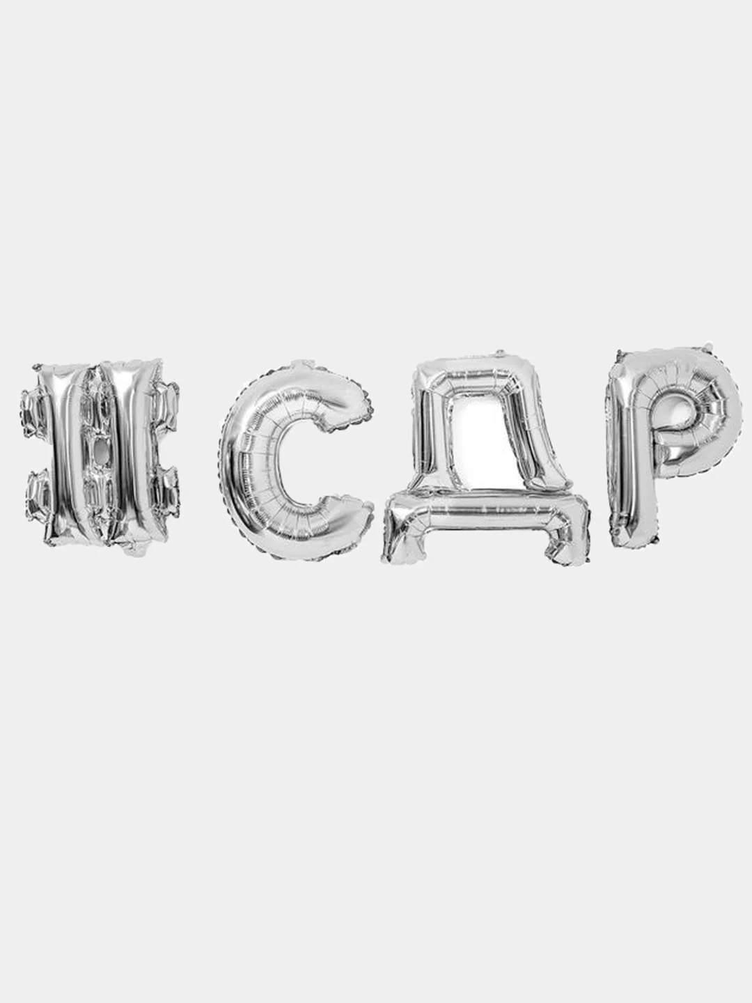 Серебряный шары Фольгированные # С Д Р, 16"