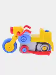 Желтый игрушка Мотоцикл (26 предметов, отвертка 1шт., шестигранник 1шт.)