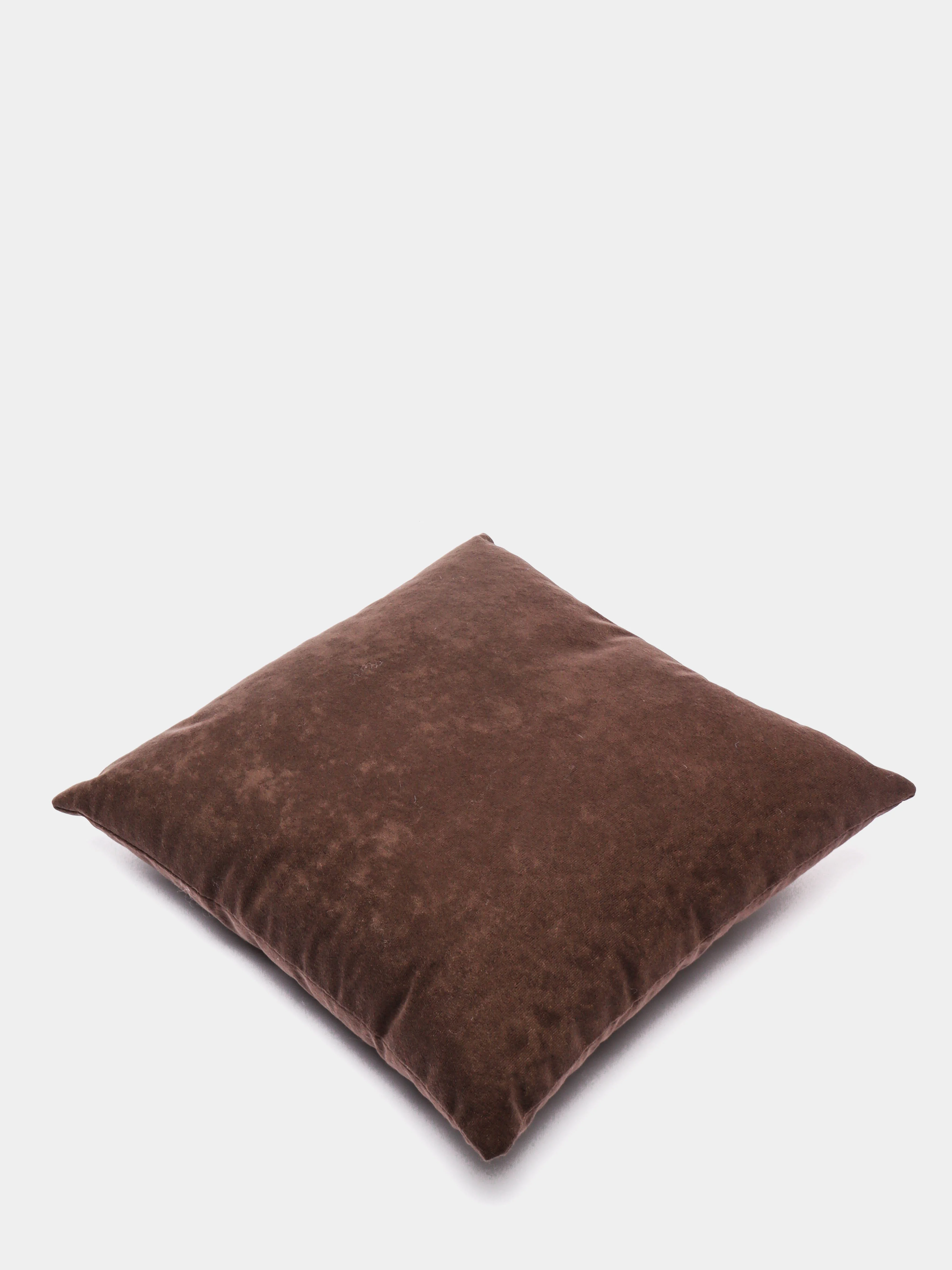 Хаки подушка декоративная МАТЕХ "VELOURS", 35 х 35 х 15 см