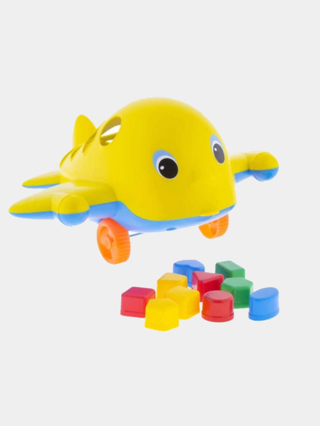 Игрушка Самолет Кит с 10 логическими фигурами