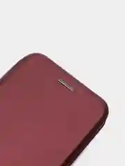 Багровый чехол книжка Samsung Galaxy J1 2016 / J120