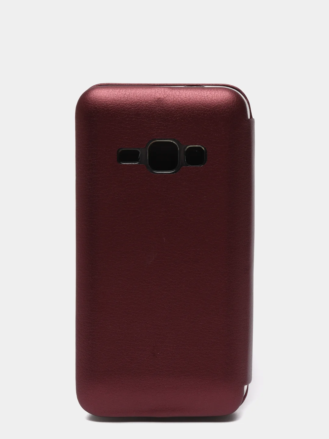 Багровый чехол книжка Samsung Galaxy J1 2016 / J120