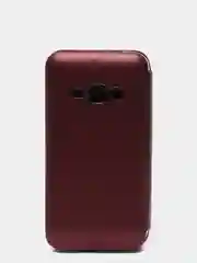 Багровый чехол книжка Samsung Galaxy J1 2016 / J120