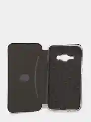 Черный чехол книжка Samsung Galaxy J1 2016 / J120