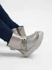 Ботинки для девочек, натуральная кожа, зимние, Юничел