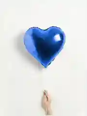 Синий grr/фольгированный воздушный шар в форме сердце "шар сердце"