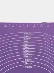 Фиолетовый коврик силиконовый для раскатки теста и выпечки, 60*45см
