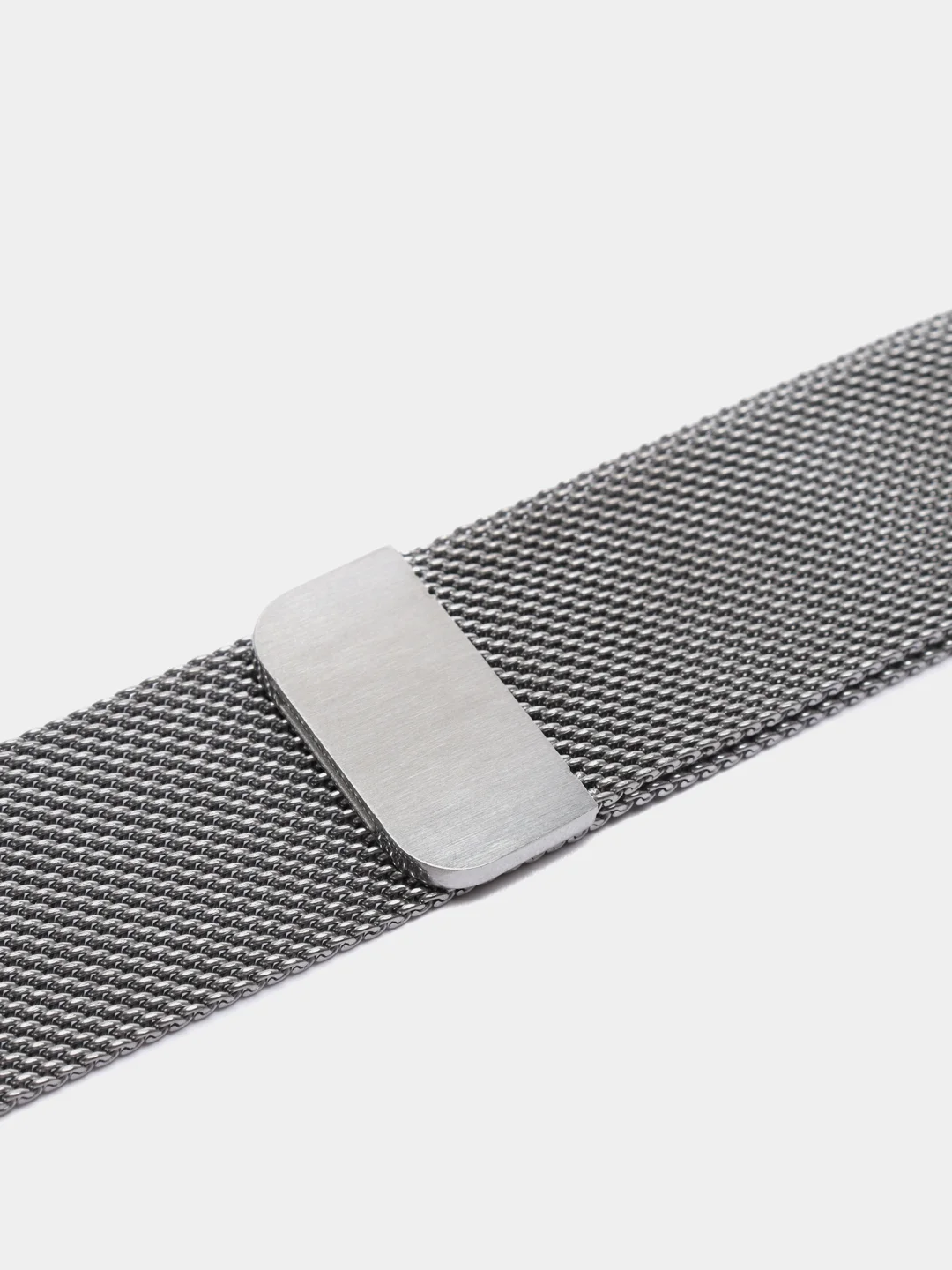 Серебряный ремешок для Apple Watch "Миланская петля"