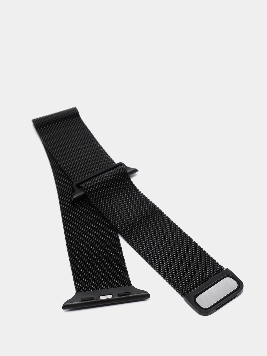 Черный ремешок для Apple Watch "Миланская петля"