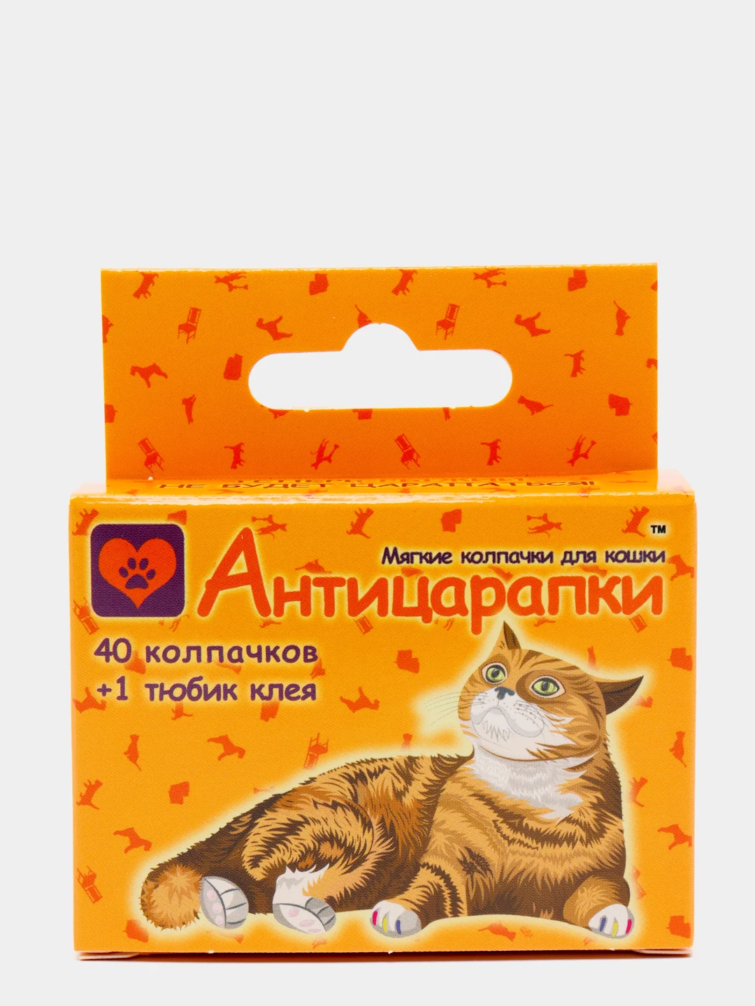 Белый антицарапки для кошек "NEW", 40 штук