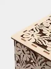 Чайный домик резной, с ящиком