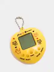 Желтый виртуальный электронный питомец игрушка Тамагочи / Tamagotchi / разные цвета. (сердечко)