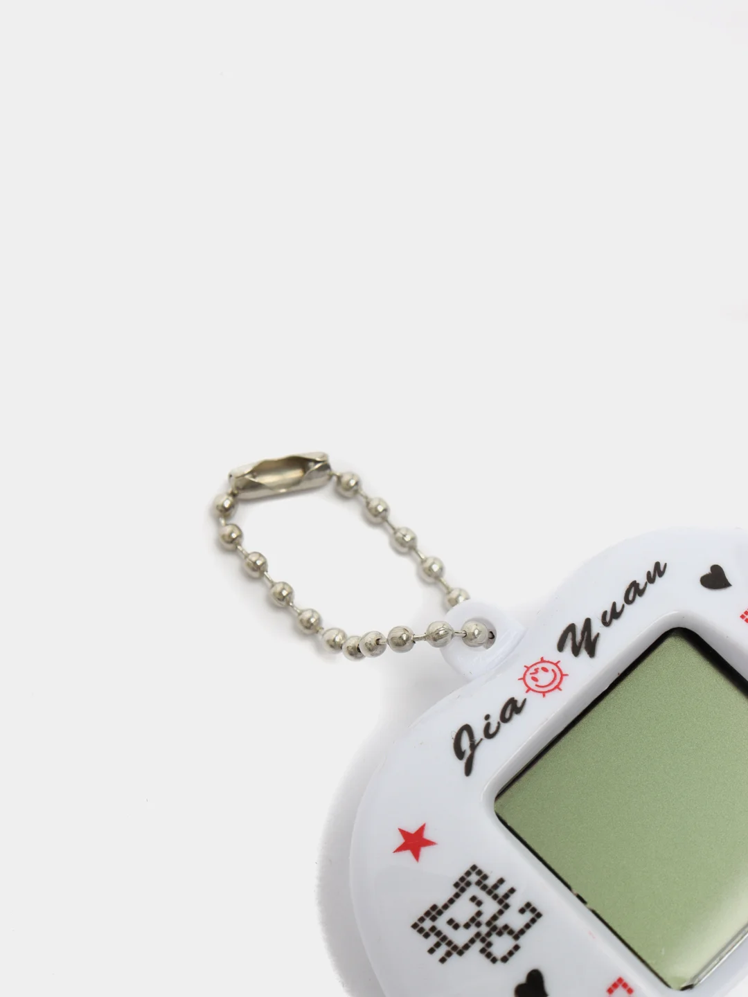 Белый виртуальный электронный питомец игрушка Тамагочи / Tamagotchi / разные цвета. (сердечко)