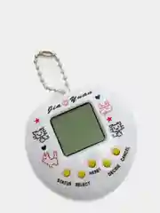 Белый виртуальный электронный питомец игрушка Тамагочи / Tamagotchi / разные цвета. (сердечко)