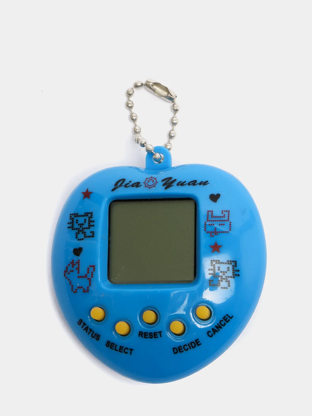 Синий виртуальный электронный питомец игрушка Тамагочи / Tamagotchi / разные цвета. (сердечко)