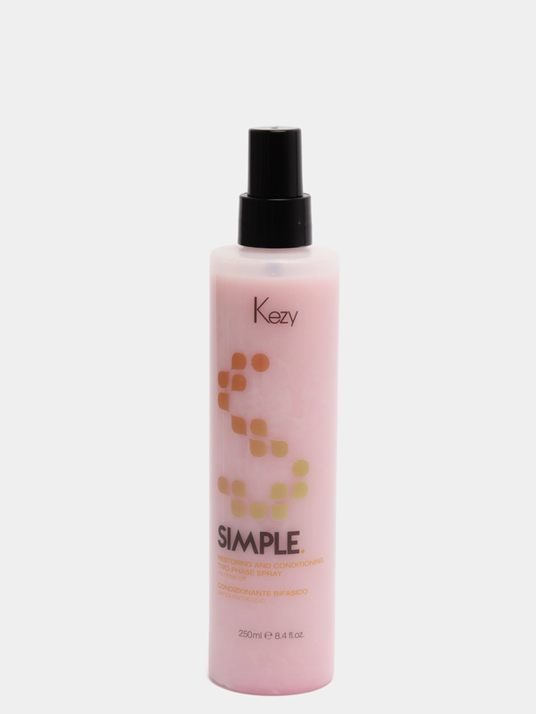 Спрей кондиционер двухфазный восстанавливающий Kezy Simple Restoring Spray 250 мл