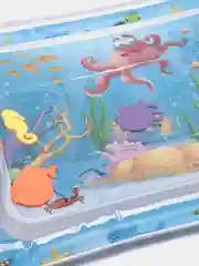 Лазурный детский водный коврик, игровой, развивающий, надувной