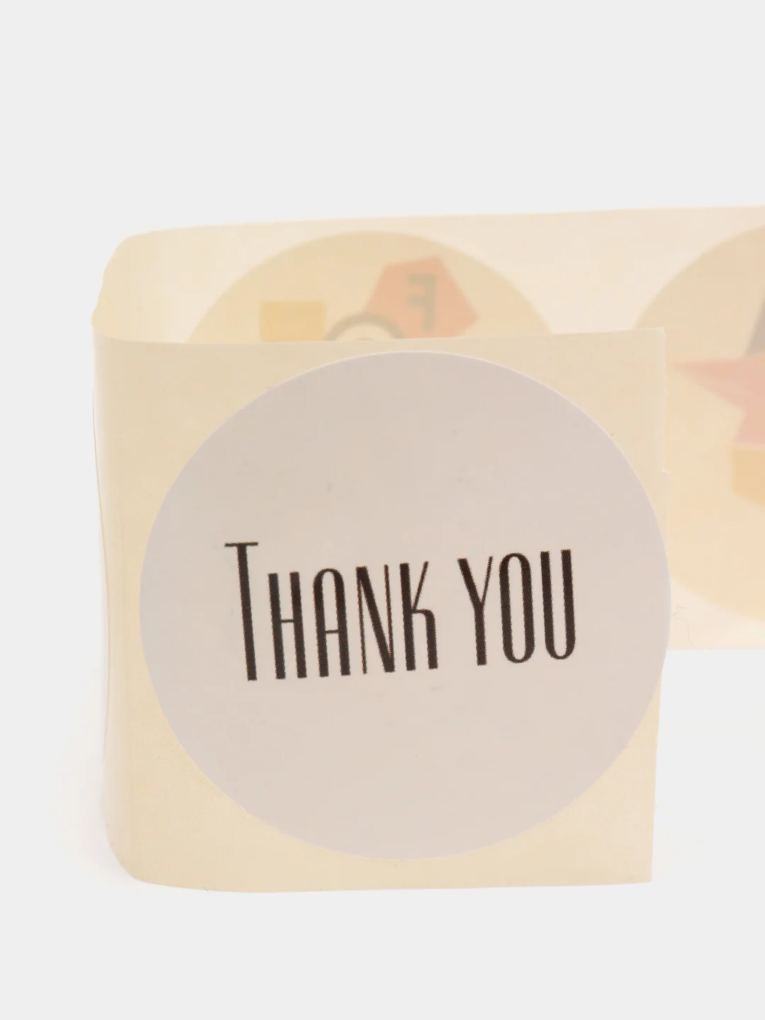 Наклейки бумажные Thank you, 4 х 4 см