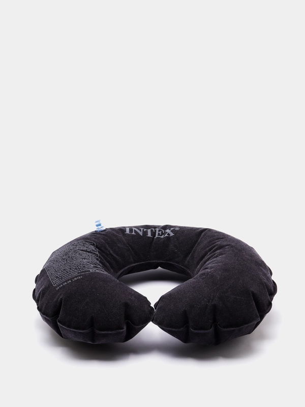 Intex Подушка надувная дорожная 36*30*10/ под шею/ для путешествий/ для шеи/автомобильная