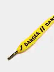 Шнурки Danger, жёлтые, 110 х 1 см
