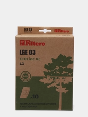 Бумажные мешки-пылесборники Filtero LGE 03 (S-bag) ECOLine