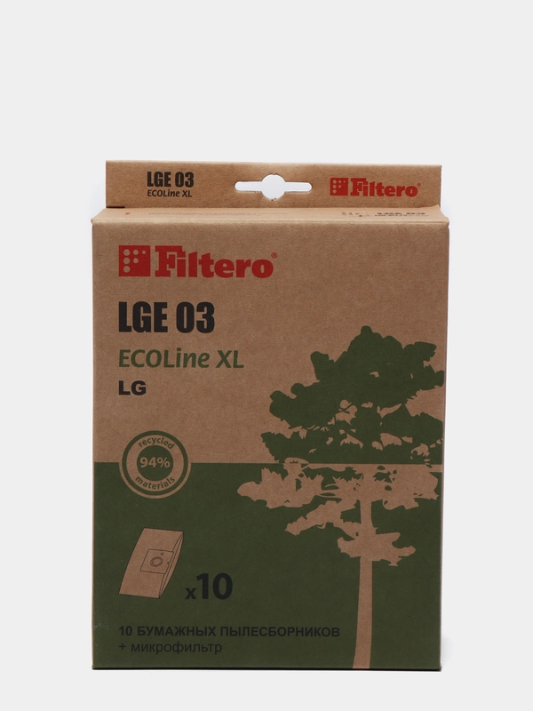 Бумажные мешки-пылесборники Filtero LGE 03 (S-bag) ECOLine