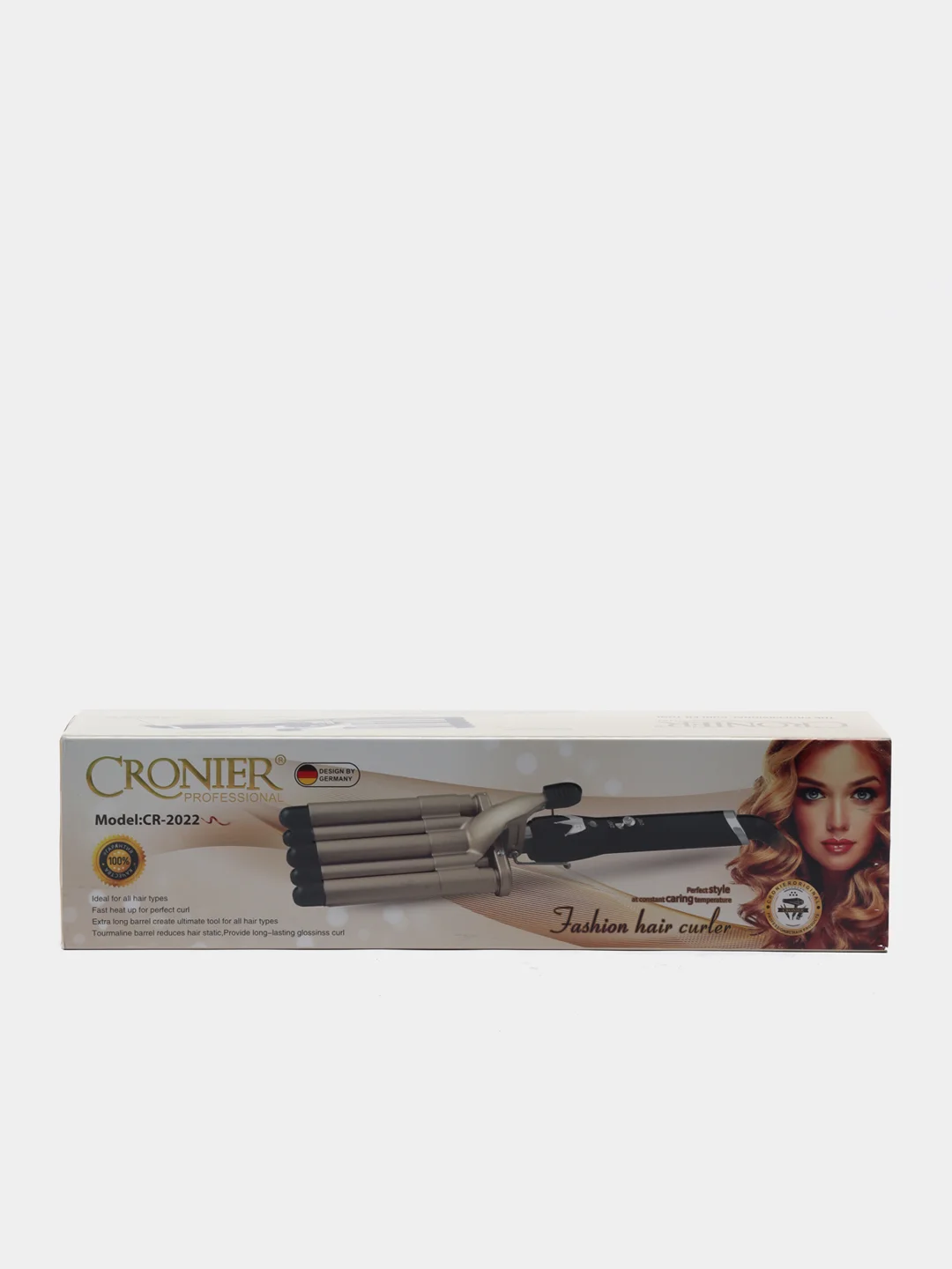 Профессиональная 5ти и 3х волновая плойка щипцы для завивки волос Cronier CR- 2021/2022