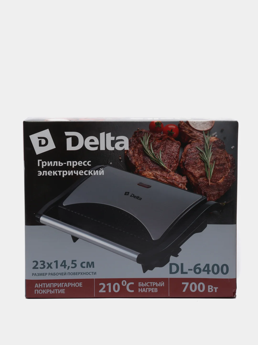 Электрогриль Delta DL-6400, 700 Вт