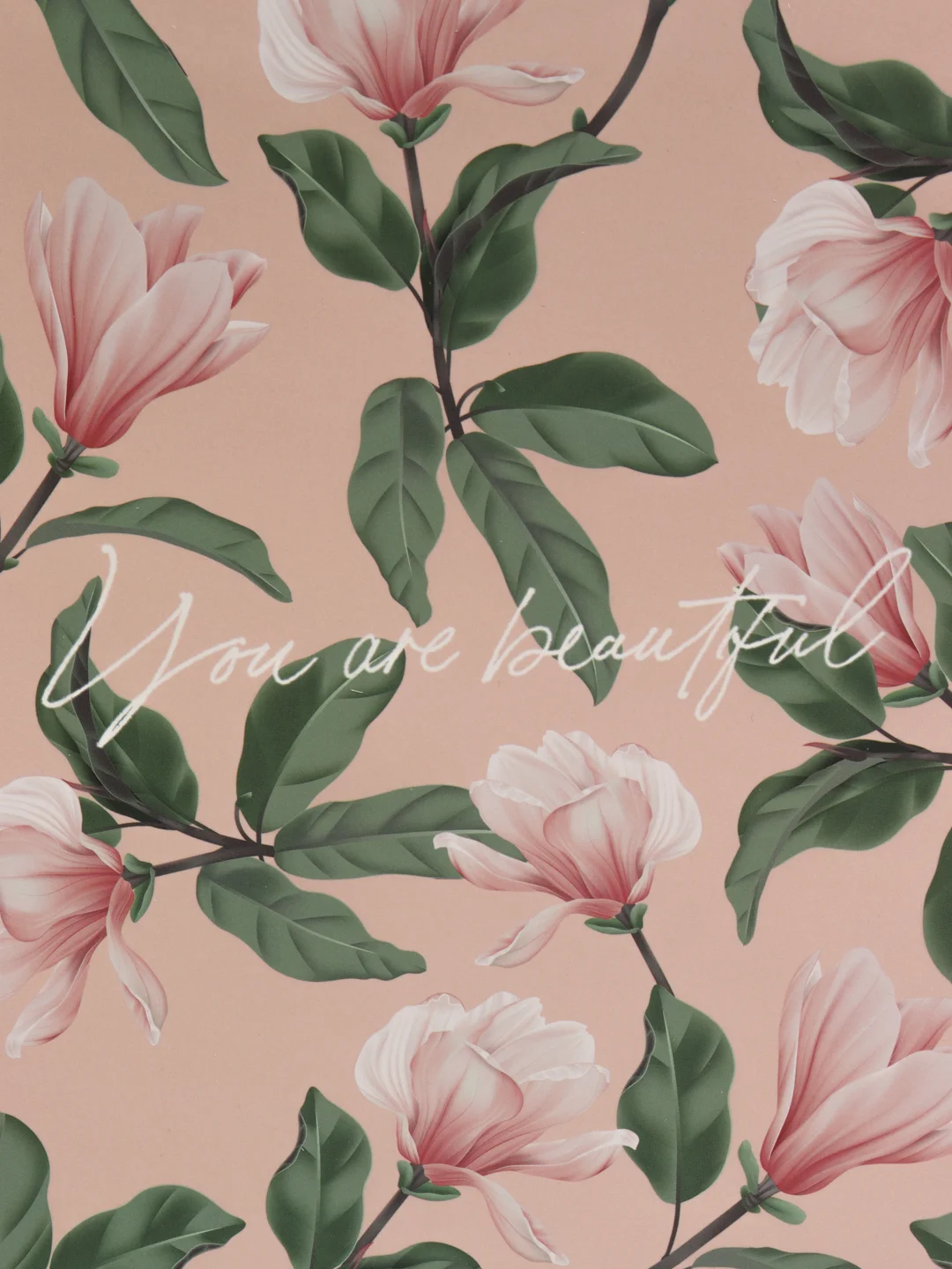 Пакет подарочный You are beautiful, 26 х 28 х 8 см