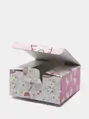 Пастельно-коралловый коробка-пенал, 15 х 15 х 7 см, 15 видов