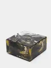 Золотистый хаки коробка-пенал, 15 х 15 х 7 см, 15 видов