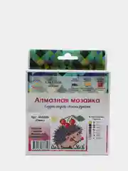 Алмазная мозаика / Алмазная вышивка/ Картина стразами/ Алмазное хобби Магнит "Ежик" 10x10