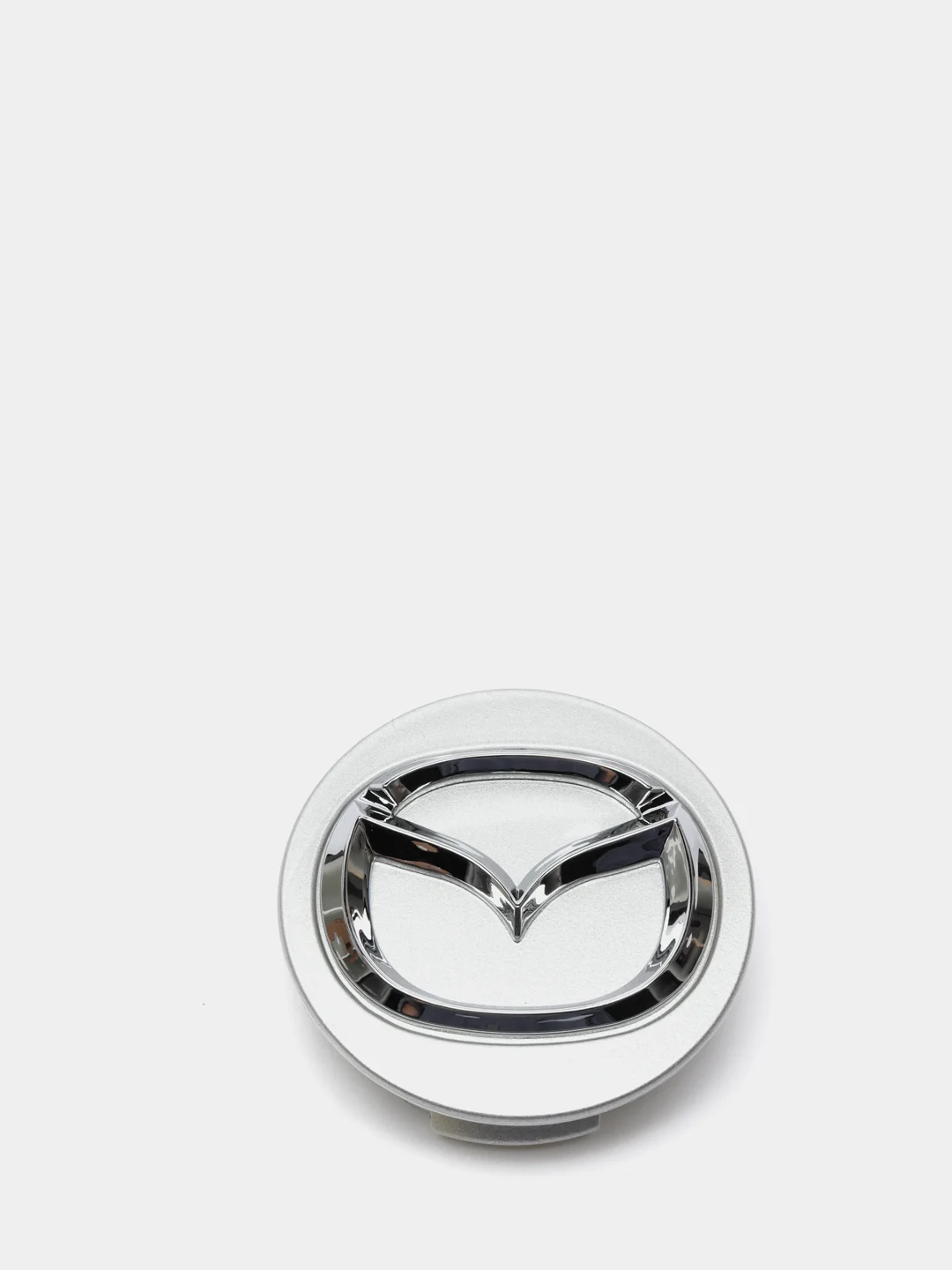 Серебряный колпачки заглушка на литой диск Mazda 4шт / Мазда /