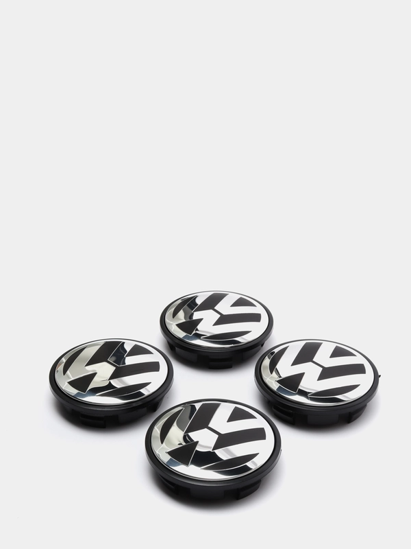 Колпачки заглушки на литые диски VW 65мм 3B7 601 171 4шт / Фольксваген / Volkswagen /