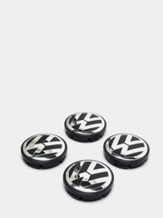 Колпачки заглушки на литые диски VW 56мм 1J0 601 171 4шт / Polo / Фольксваген / Поло /