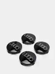 Черный колпачки заглушки на литой диск Audi 4B0601170, 60 мм, 4 штуки