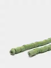 Зелёный хаки бусины Хейши плоские из полимерной глины, рондели, диски Хейши 6 мм