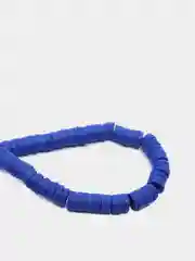 Индиго бусины Хейши плоские из полимерной глины, рондели, диски Хейши 6 мм