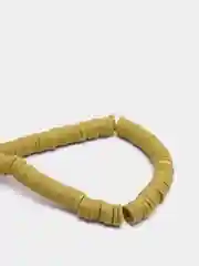 Оливковый бусины Хейши плоские из полимерной глины, рондели, диски Хейши 6 мм