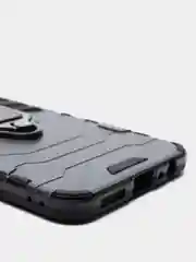 Черный чехол противоударный с кольцом-держателем на Vivo V20 (Виво В20)