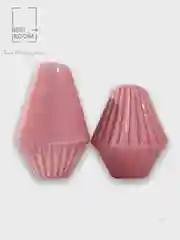 Розовый набор солонка и перечница на подставке 13,5 х 10,5 см/ Набор для специй/ Best Room