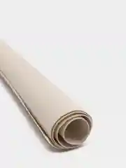 Кожзам с глиттером на тканевой основе, цвет белый с розовым отливом
