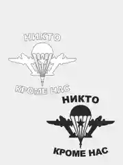 Наклейка на автомобиль "Никто кроме нас"