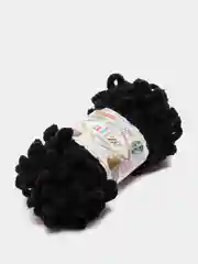 Черный пряжа Alize Puffy, петельки, 5 штук, разные цвета