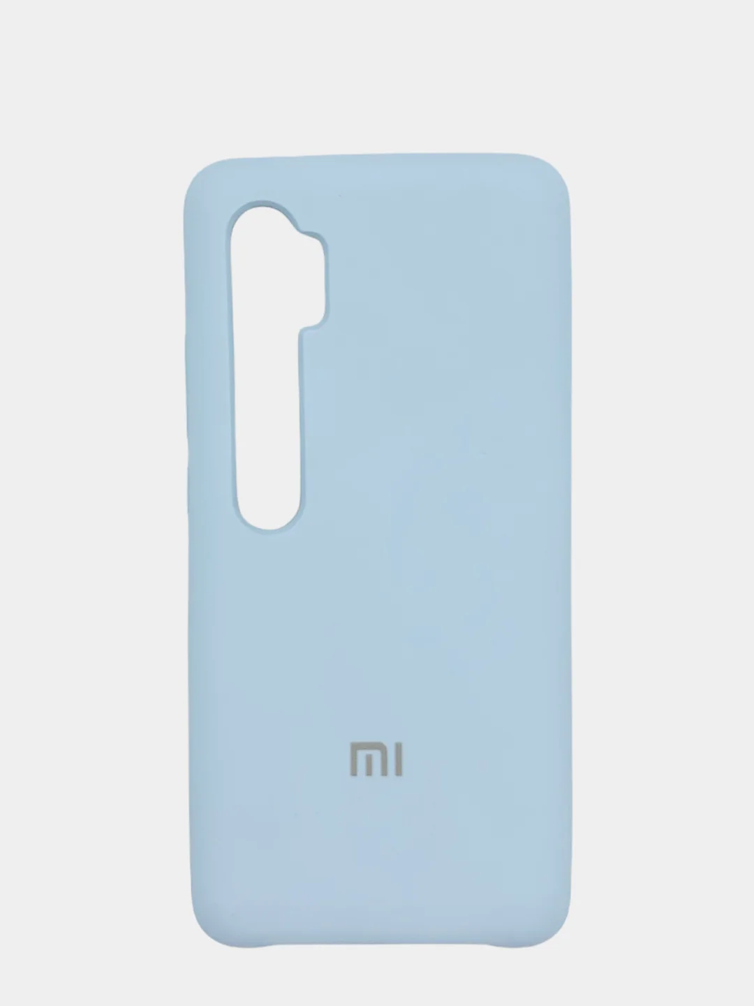 Небесно-голубой чехол силиконовый Silicone Cover Case для Xiaomi Mi CC9 Pro, Note 10