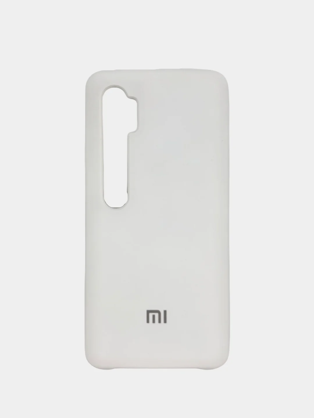 Белый чехол силиконовый Silicone Cover Case для Xiaomi Mi CC9 Pro, Note 10