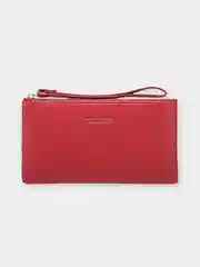 Красный кошелек женский Miyin & Classic на молнии из экокожи, 6 цветов